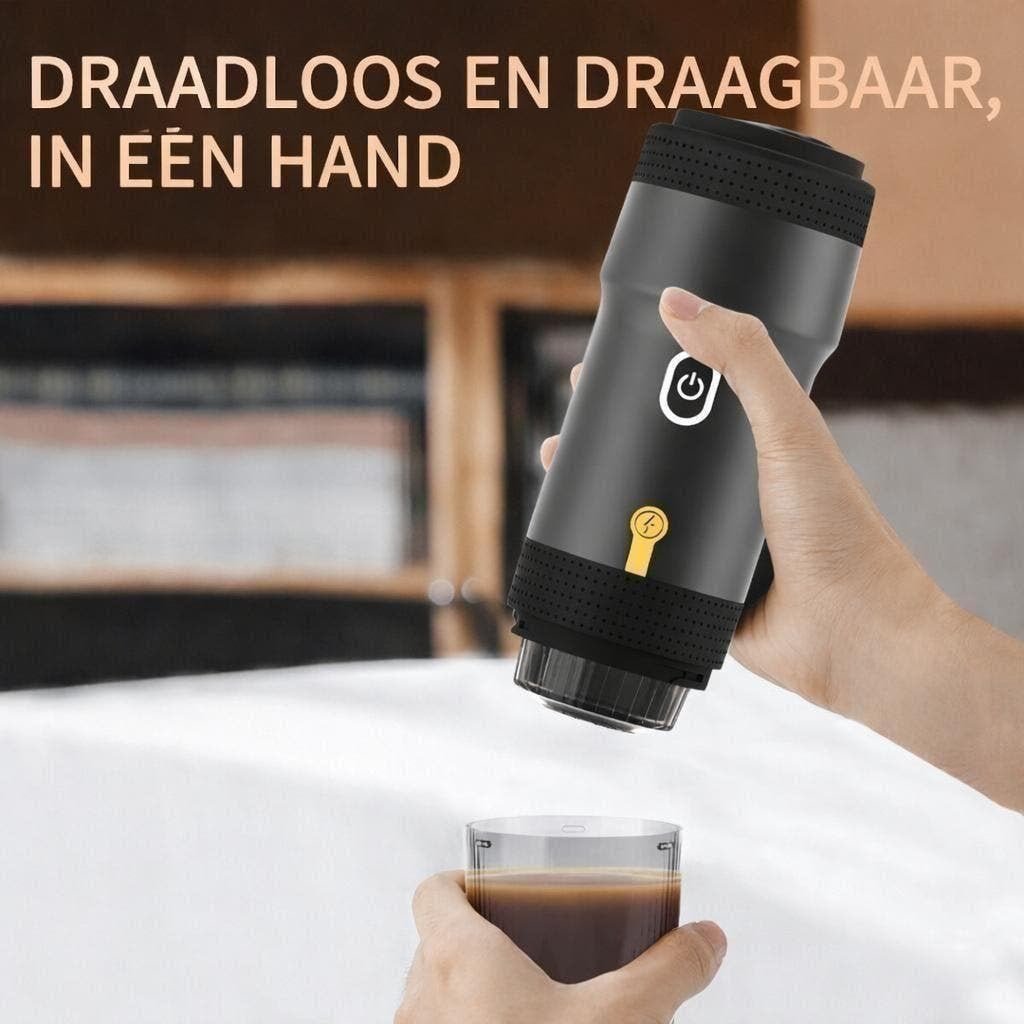 Foto 5 van Draagbare 3-in-1 Koffiemachine op accu!