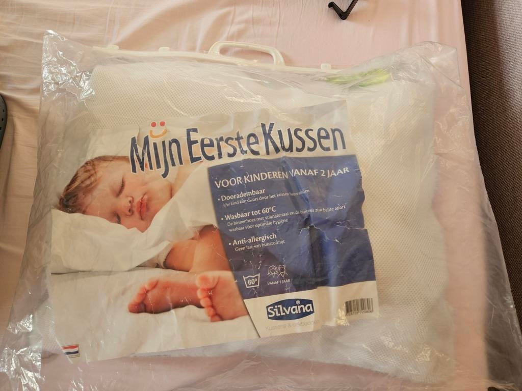 Silvana mijn eerste kussen, Eenpersoons, Wit, Ophalen of Verzenden, Zo goed als nieuw
