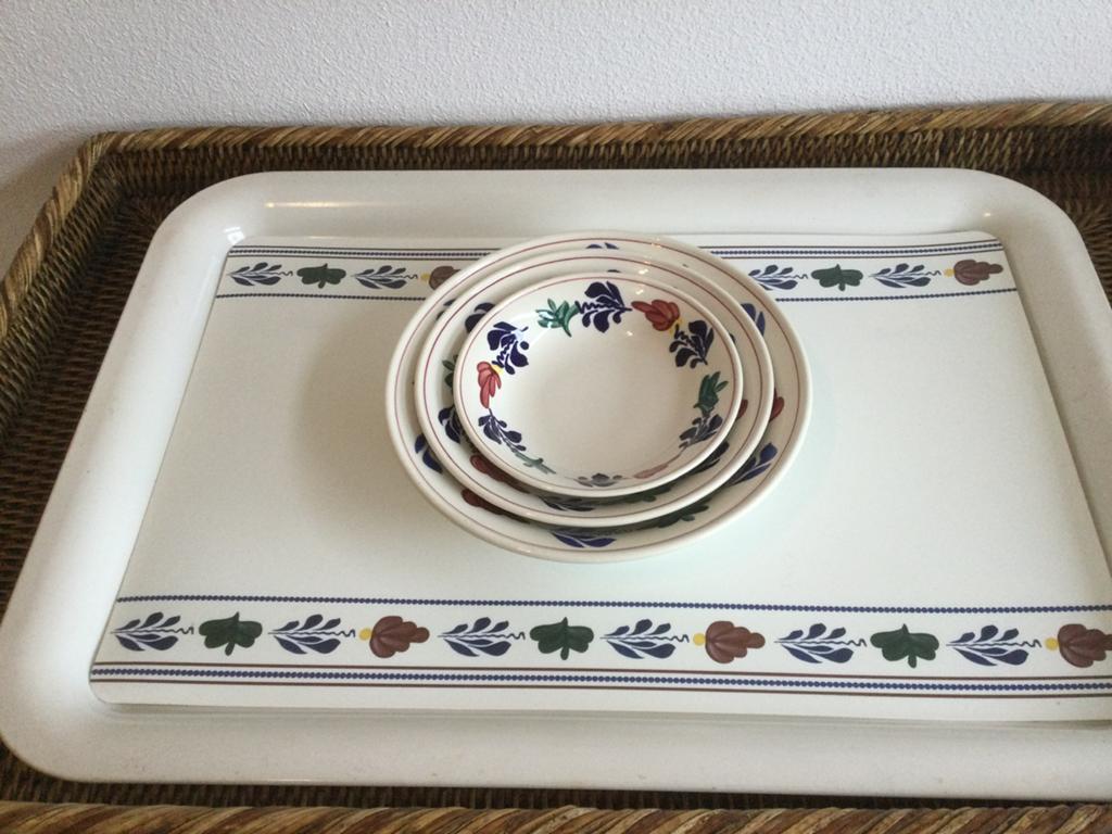 Boerenbont Boch België ( Diamant schalen ), Huis en Inrichting, Keuken | Servies, Ophalen of Verzenden, Aardewerk, Boerenbont