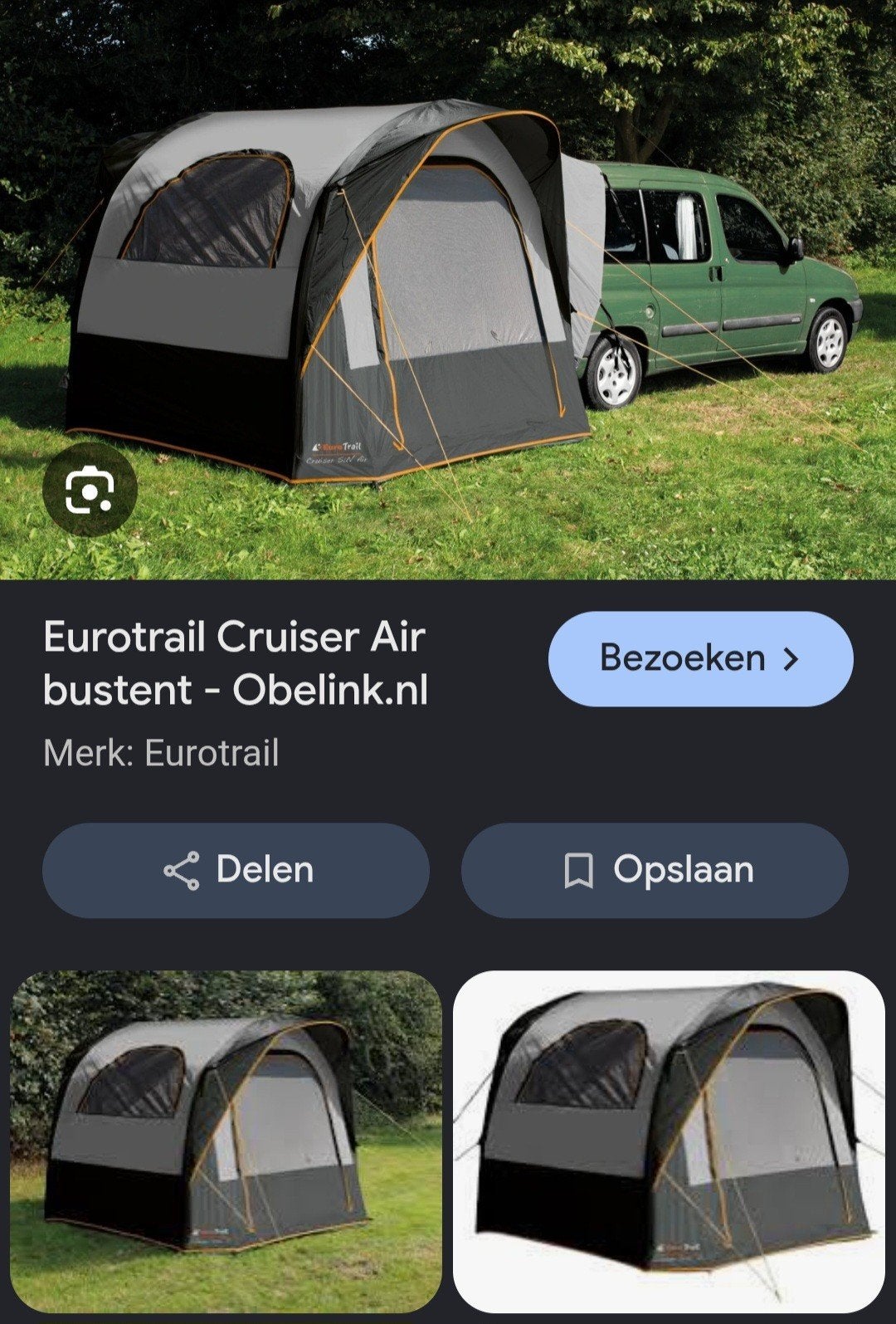 Eurotrail Cruiser Air, Ophalen, Zo goed als nieuw, Tot en met 2