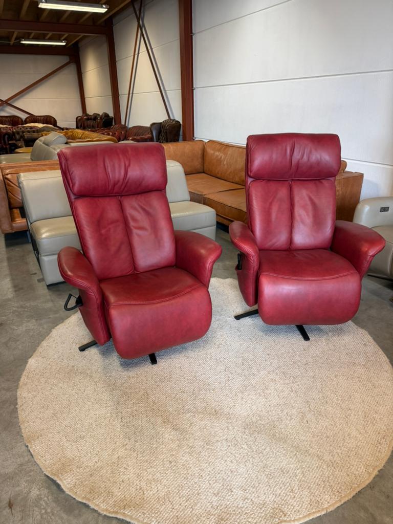 Relax fauteuils sta op stoel fauteuil Meubelzorg, Huis en Inrichting, Fauteuils, Zo goed als nieuw, Leer, 50 tot 75 cm, 75 tot 100 cm