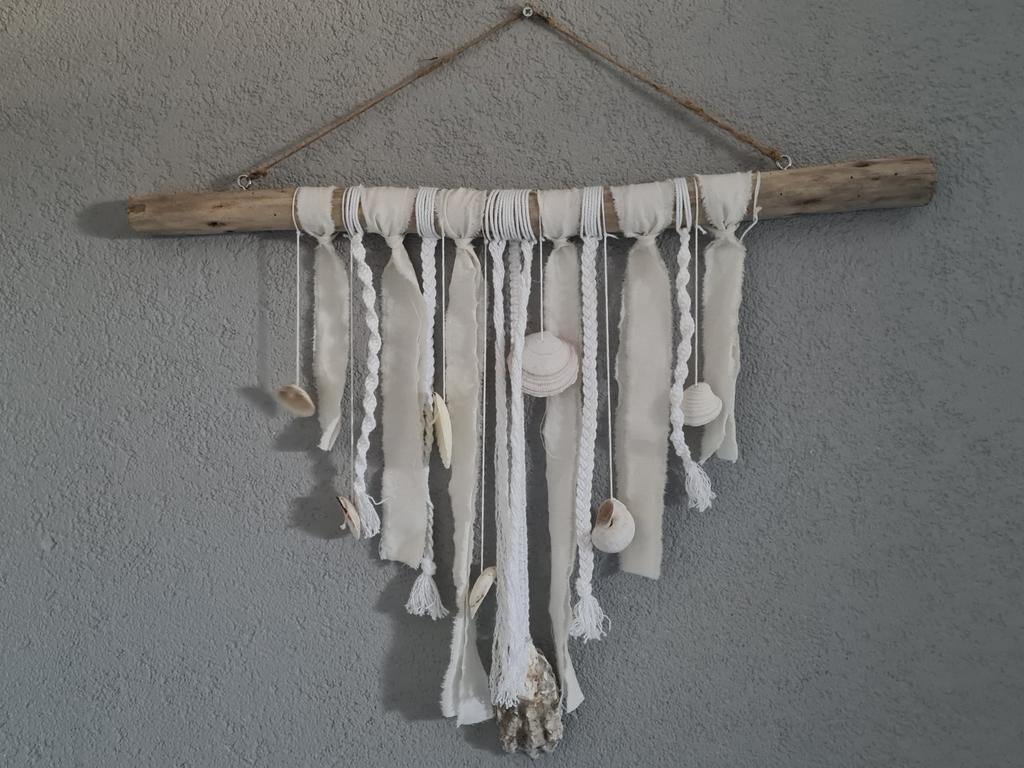 Schelpen hanger wanddecoratie, Huis en Inrichting, Woonaccessoires | Wanddecoraties, Ophalen of Verzenden