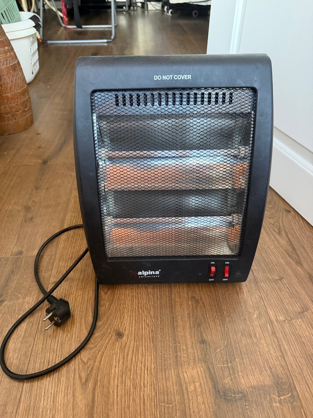 Alpina camping kachel met twee warmtestanden (400W/800W), Ophalen of Verzenden, Gebruikt, 800 watt of meer, Kachel