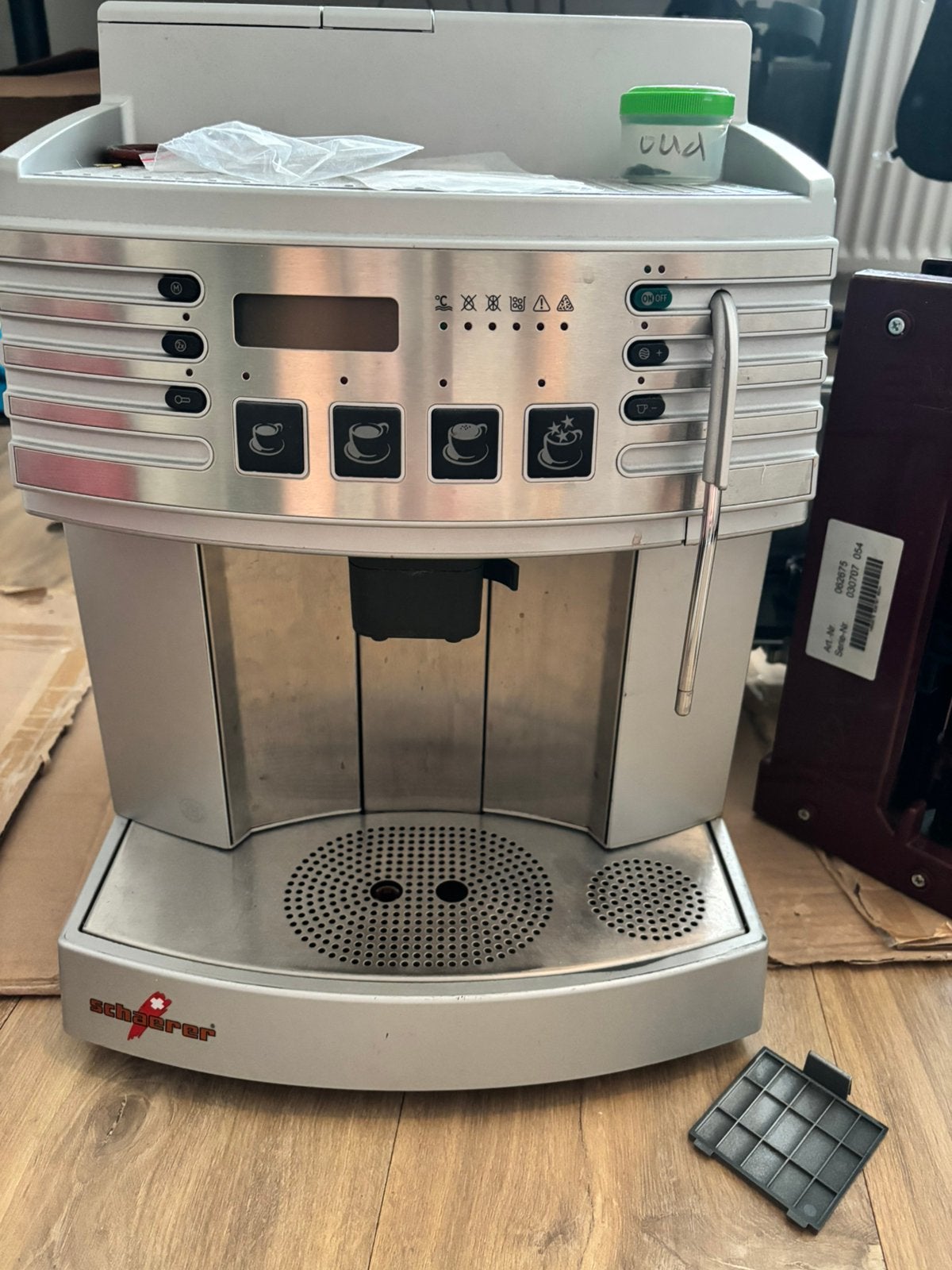 Schaerer Zwitserse Koffiemachine, Witgoed en Apparatuur, Koffiezetapparaten, Ophalen of Verzenden, Niet werkend, Koffiemachine