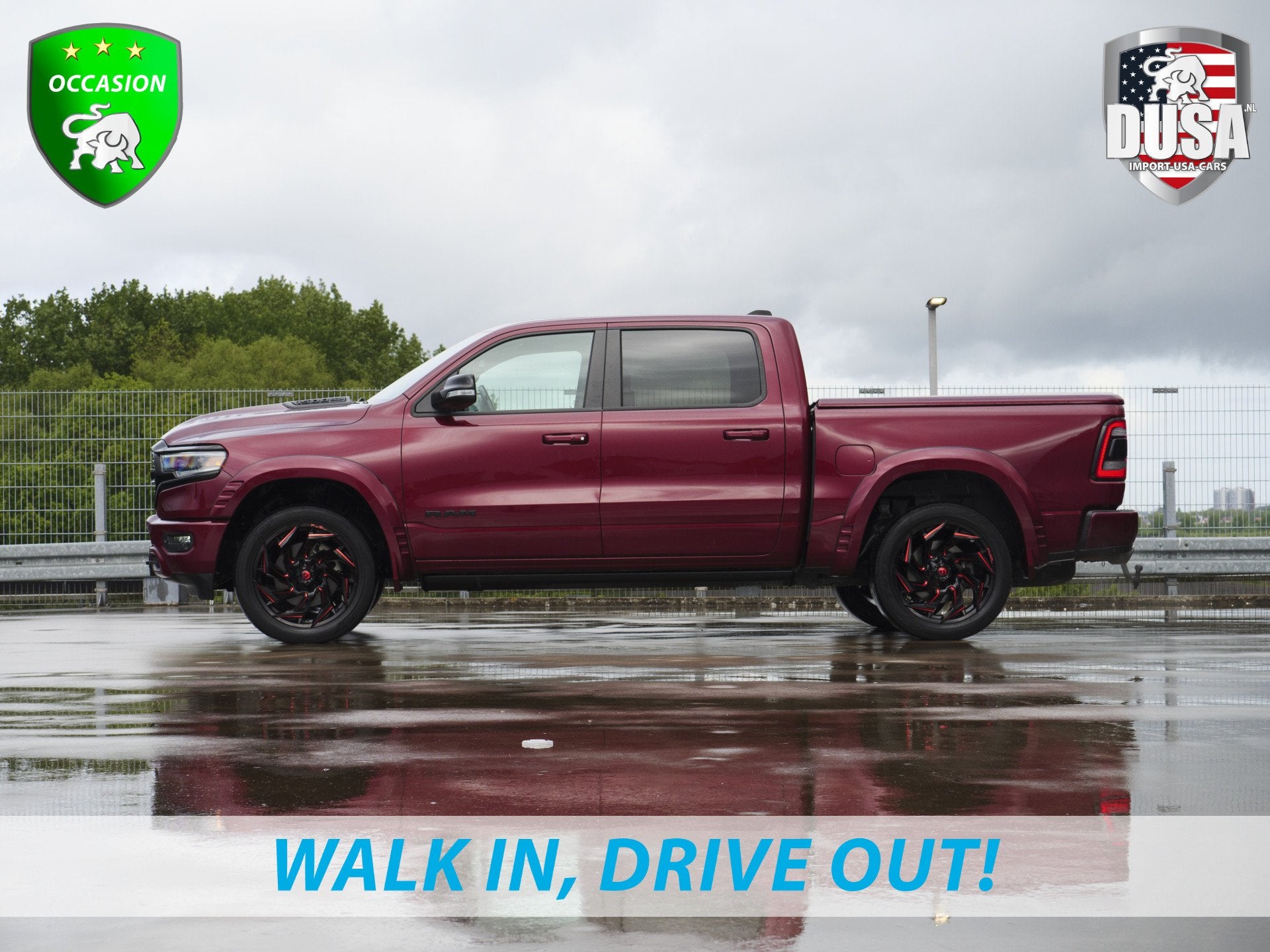 Dodge Ram 1500 | Limited | 5.7L HEMI | Crew cab 22inch Fuel, Gebruikt, 5654 cc, 402 pk, Bedrijf