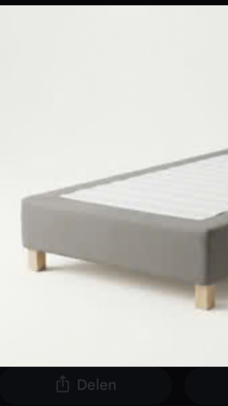 Ikea matrasbodem plus Sultan matras 90x200 cm, Ophalen, 90 cm, Eenpersoons, Zo goed als nieuw