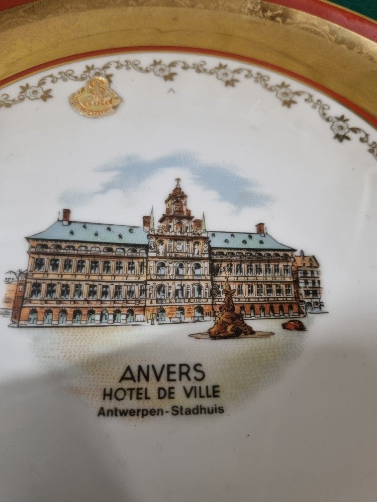 wandbord anvers hotel antwerpen stadhuis, Ophalen of Verzenden, 'T Olde Gre-j, Info@toldegrej.nl, Endepoelstraat 20f Didam