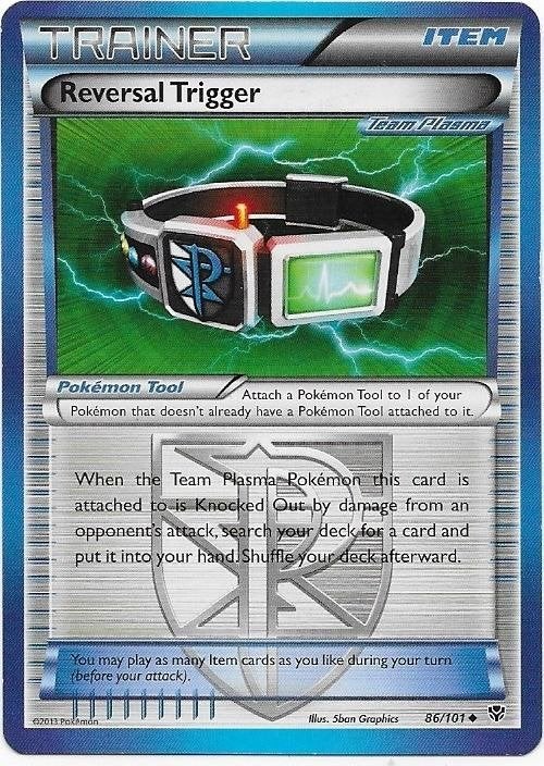 Plasma Blast,  Reversal Trigger [uncommon] 86/101, Verzenden, Nieuw, Losse kaart