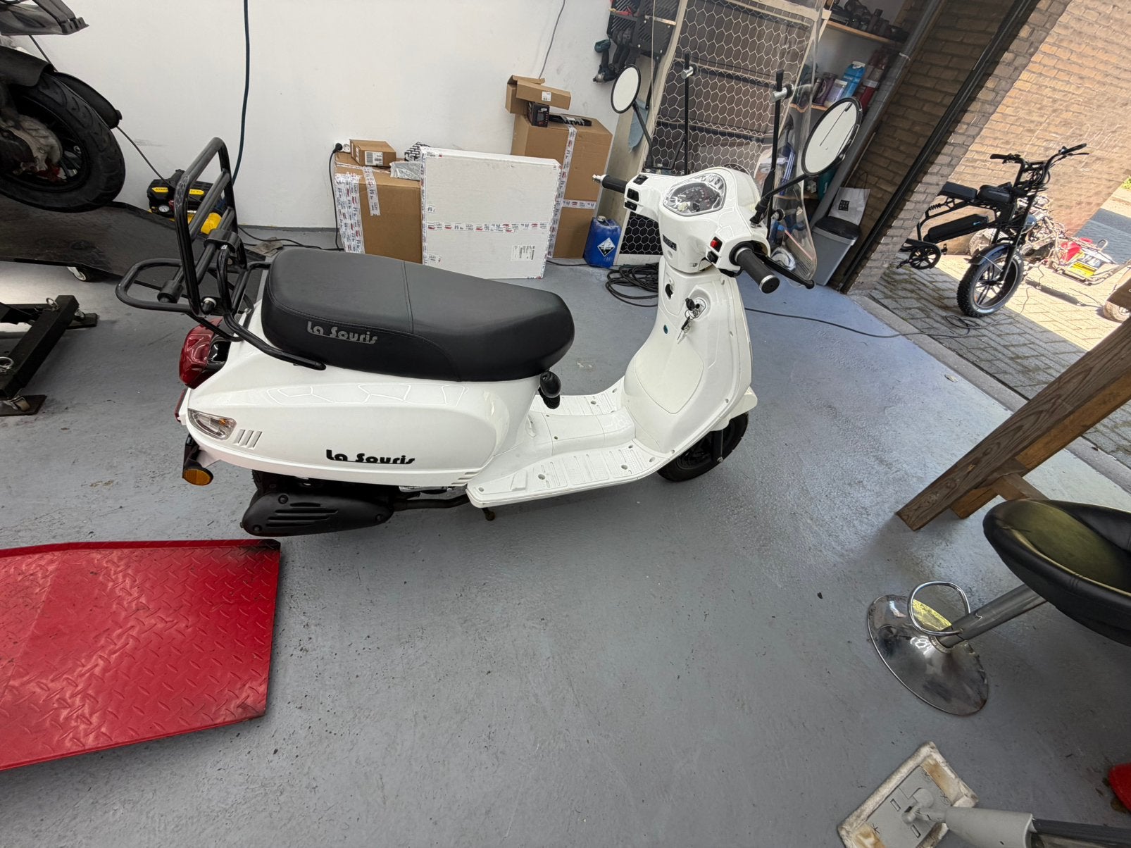 La Souris Snorscooter 25 km/u – Grote Beurt Gehad, Fietsen en Brommers, Brommeronderdelen | Scooters, Ophalen, Overige typen, Overige merken