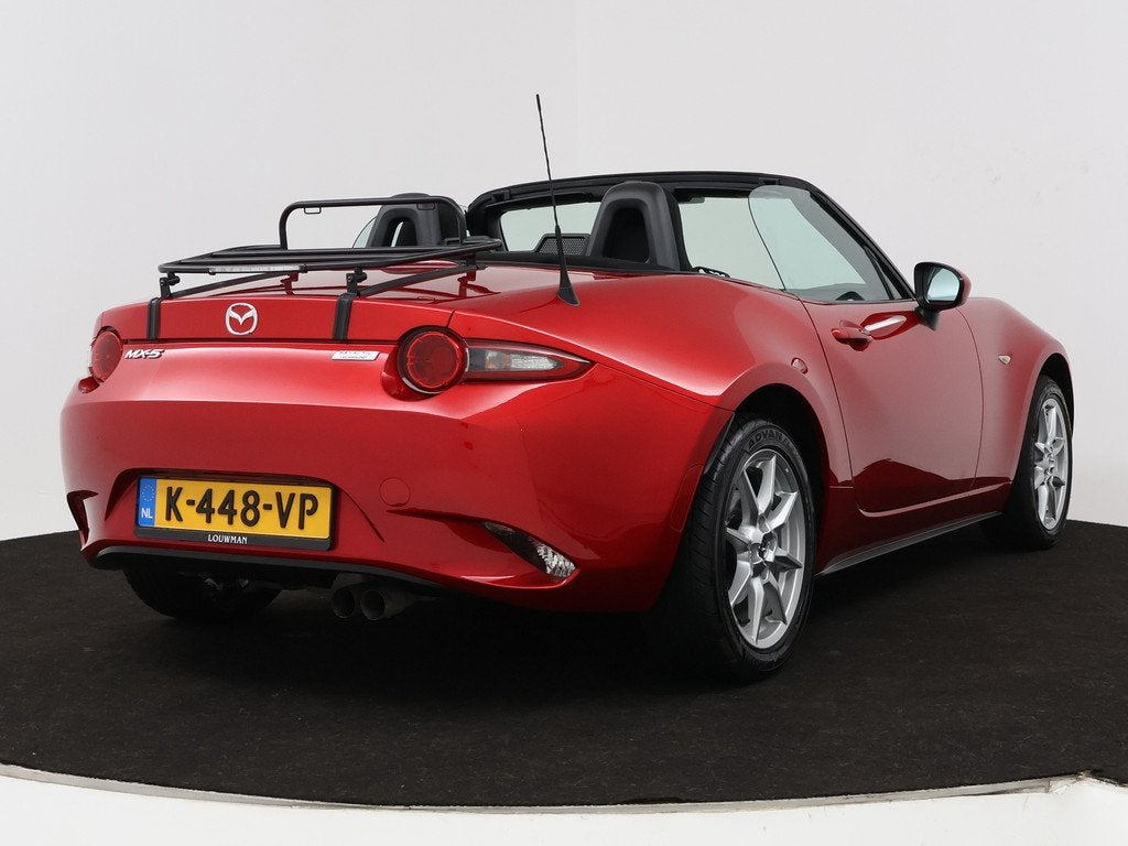 Mazda MX-5 1.5 SkyActiv-G 131 S | Airco | Dealer onderhouden, Keurmerk '100% Onderhouden', 12 maanden, Gebruikt, 4 cilinders