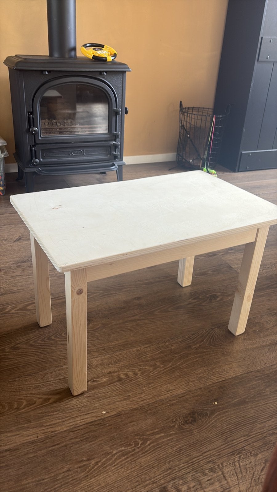 Kindertafel+kinderstoeltje, Ophalen of Verzenden, Zo goed als nieuw, Rechthoekig, 50 tot 100 cm
