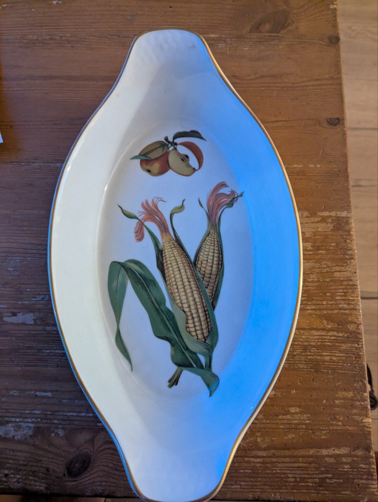 Royal Worcester Evesham ovenschaal - Made in England, Ophalen of Verzenden, Steen/keramiek, Wit, Overige merken