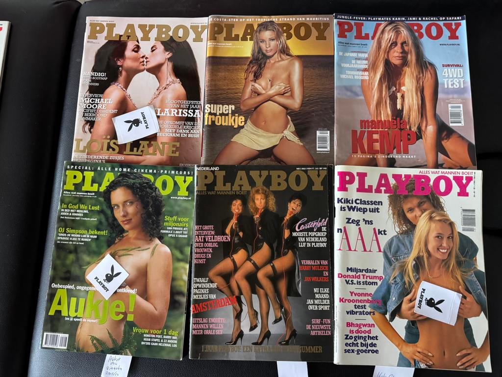 playboy met bners 9,50 per stuk, Verzenden, Zo goed als nieuw