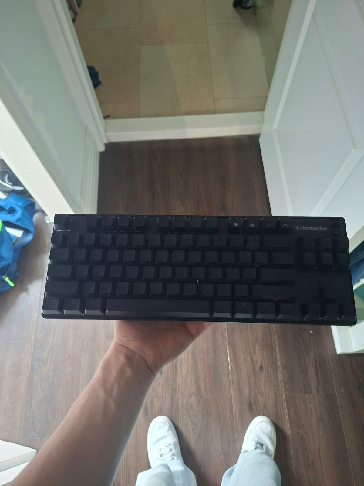 SteelSeries Apex 7 TKL Gaming Toetsenbord Qwerty, Computers en Software, Gaming toetsenbord, Ophalen of Verzenden, Zo goed als nieuw