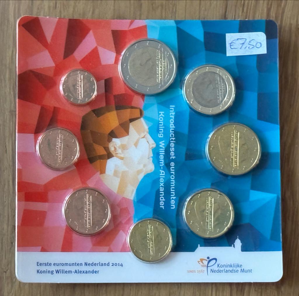 Introductieset euromunten Koning Willem-Alexander 2014, Ophalen of Verzenden, Overige landen, Overige waardes, Setje