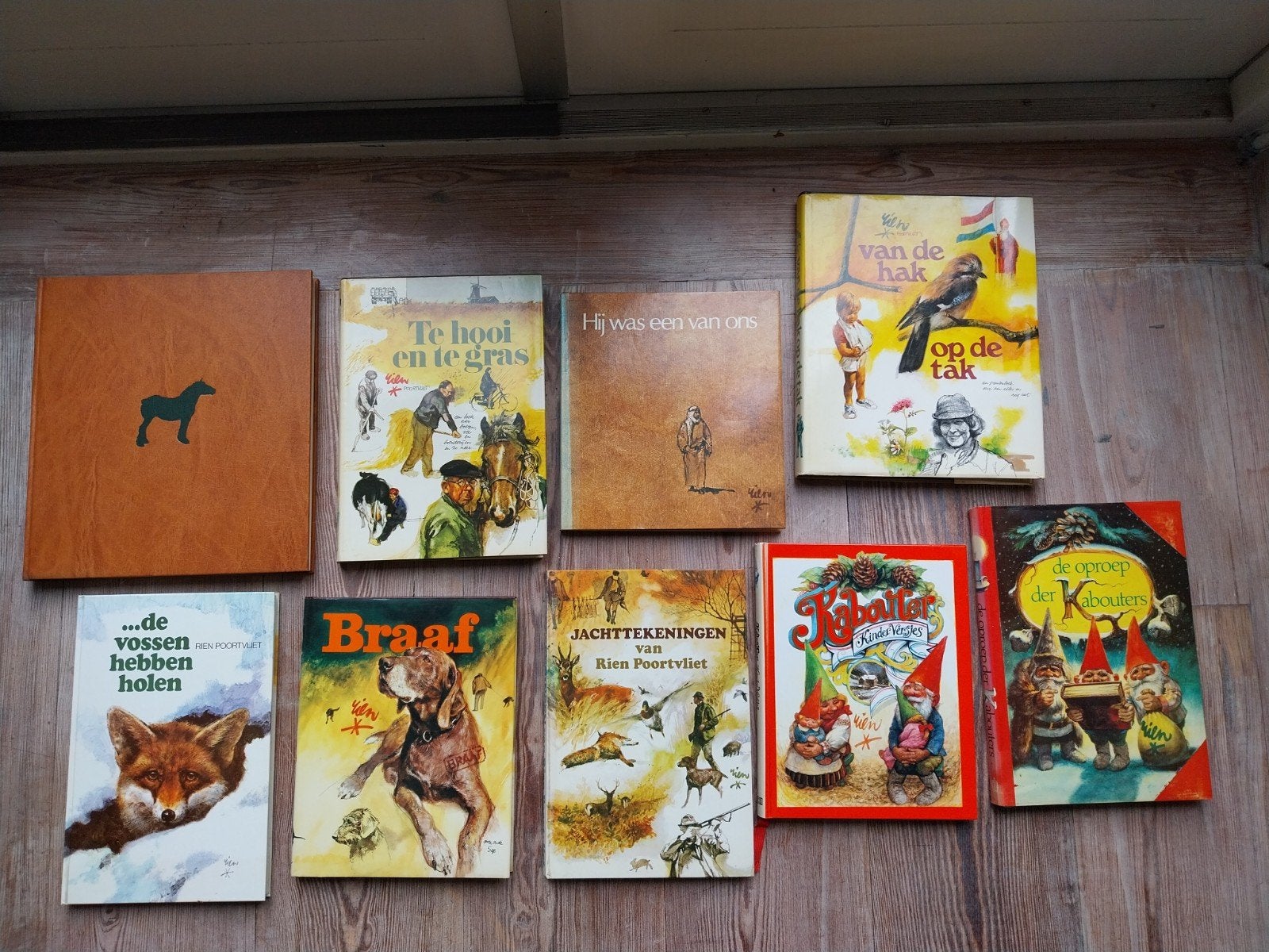 Rien Poortvliet -  9 boeken, Boeken, Ophalen of Verzenden