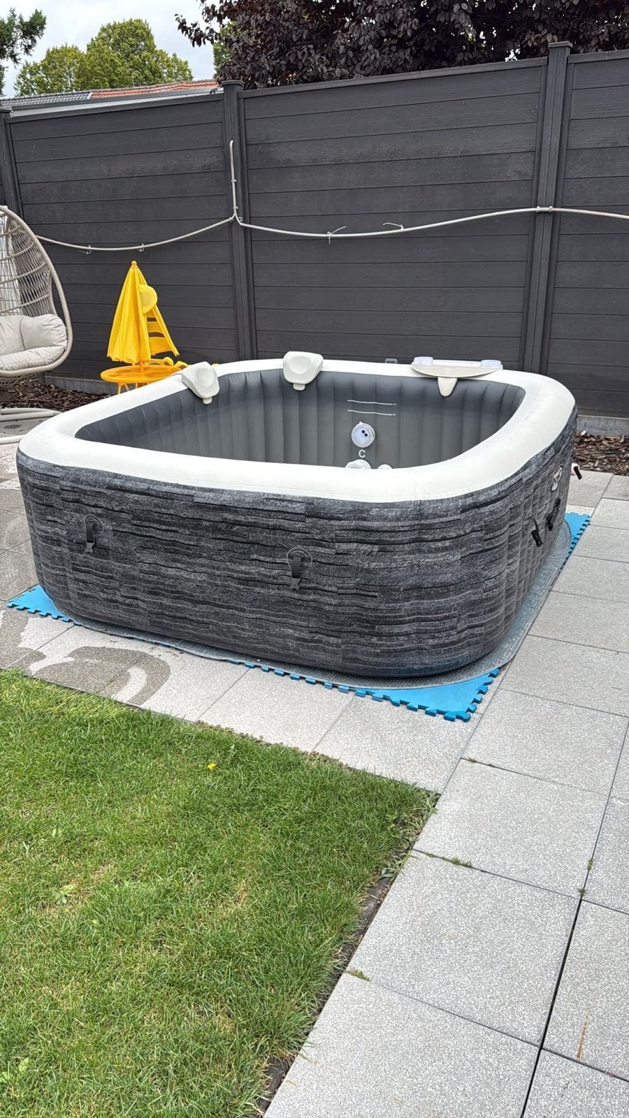 Zoutwater Jacuzzi - Intex Pure Spa, Ophalen, Gebruikt, 200 tot 300 cm, Opblaaszwembad