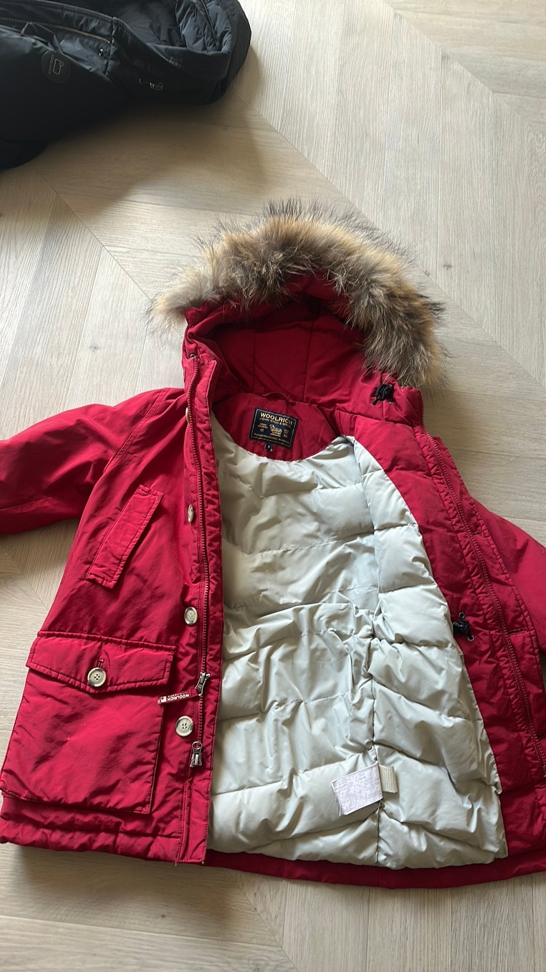 Woolrich maat 8, Kinderen en Baby's, Ophalen of Verzenden, Gebruikt, Jongen of Meisje, Jas