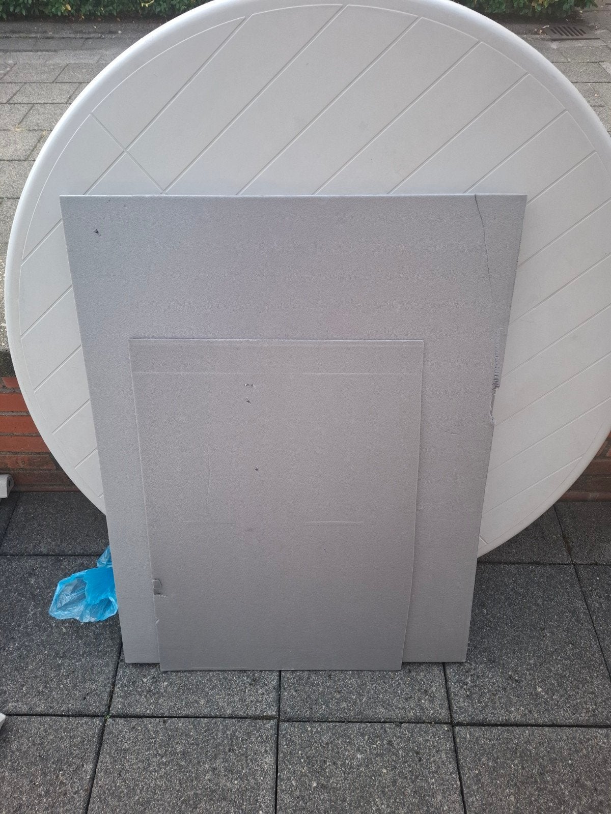 Gratis onderplaten voor laminaatvloer, Ophalen, Overige materialen, 30 cm of meer, Gebruikt