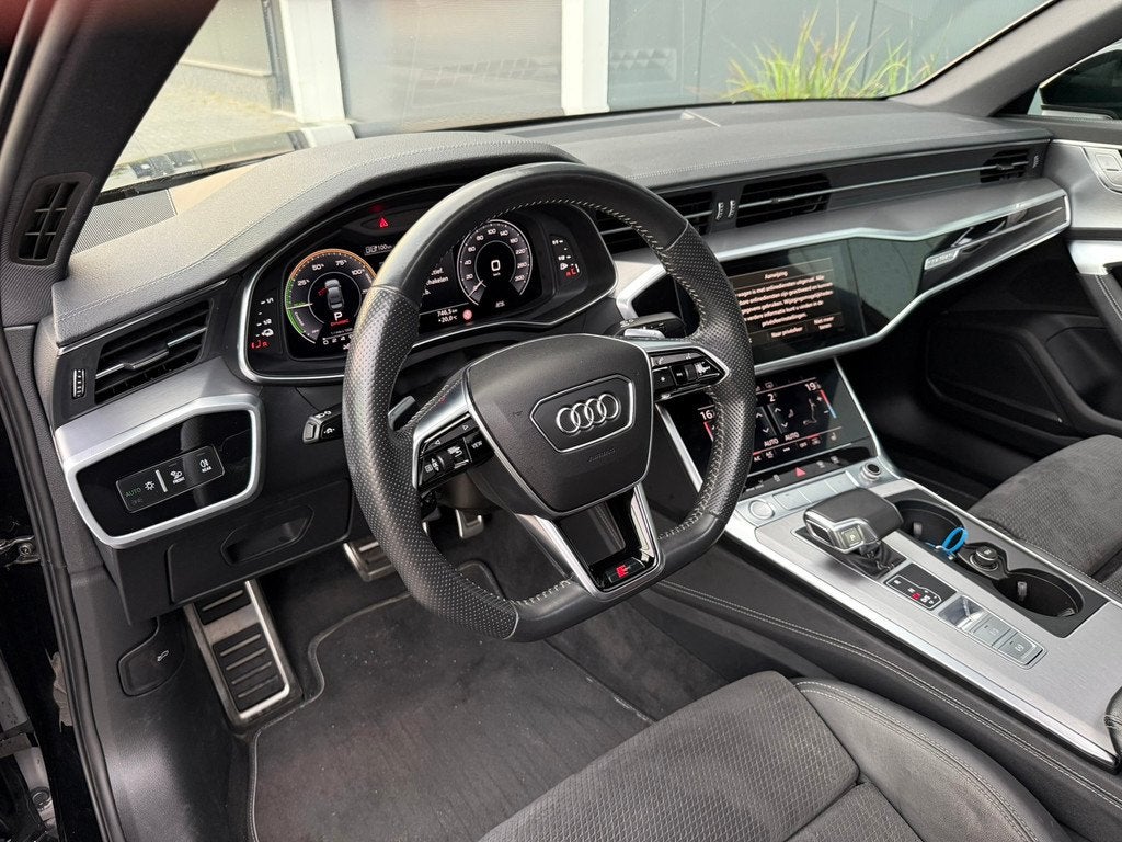Audi A6 55 TFSI e | 3x S Line | Pano | 360 | Matrix, Auto's, Audi, Automaat, Gebruikt, Zwart, 4 cilinders