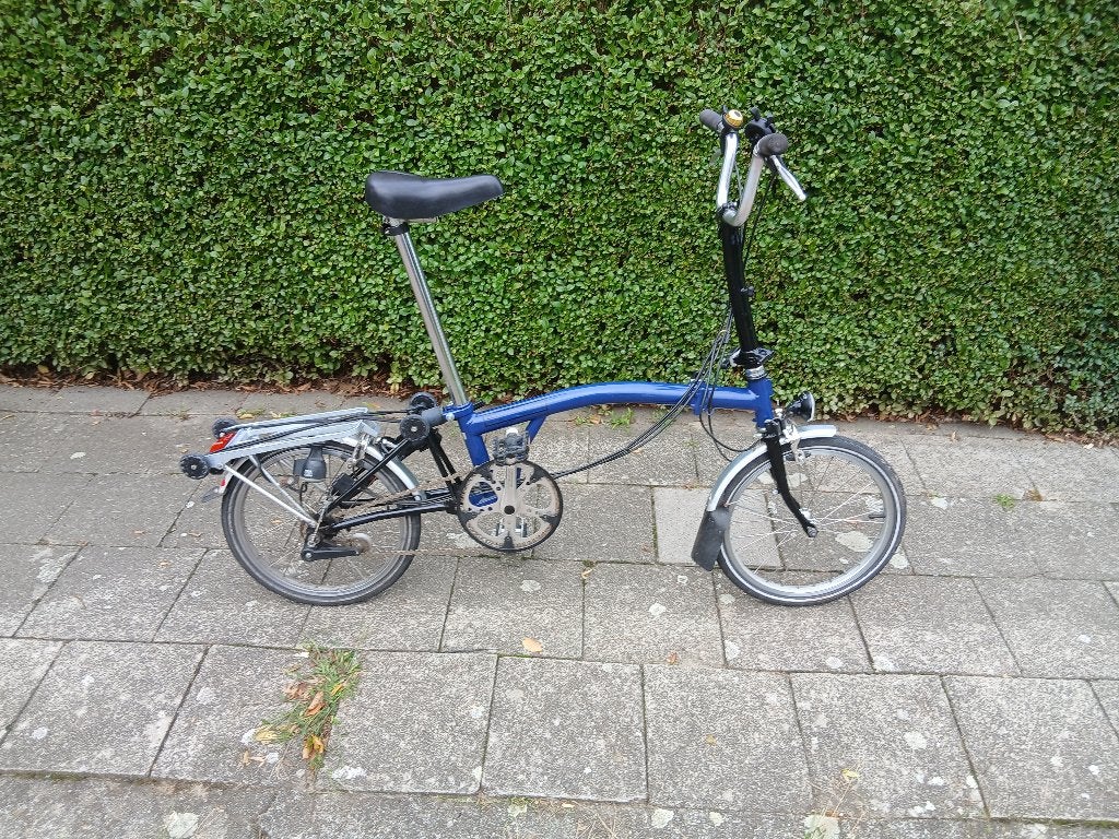 Bromptom vouwfiets 3 versnellingen, Fietsen en Brommers, Ophalen, Brompton, 16 tot 18 inch, Versnellingen