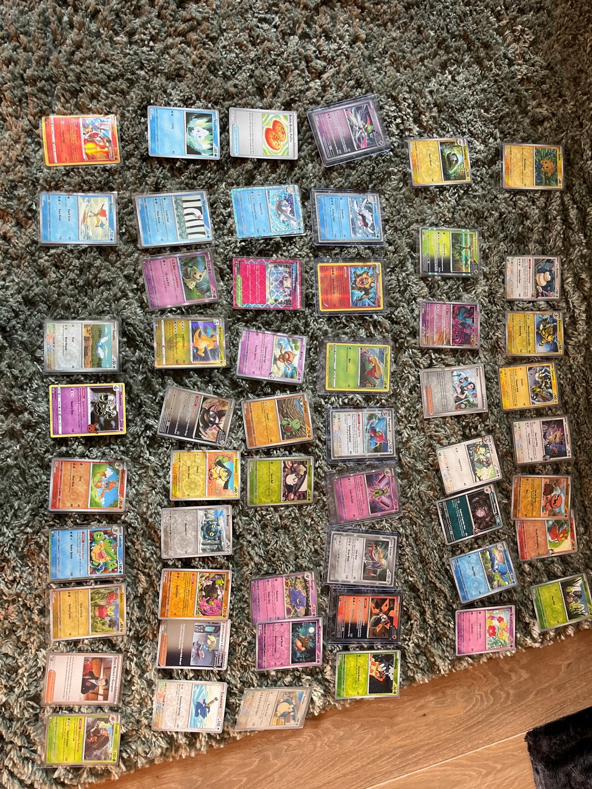 Diverse glimmende Pokémon kaarten met tin- Grote collectie, Ophalen of Verzenden, Zo goed als nieuw, Meerdere kaarten, Foil