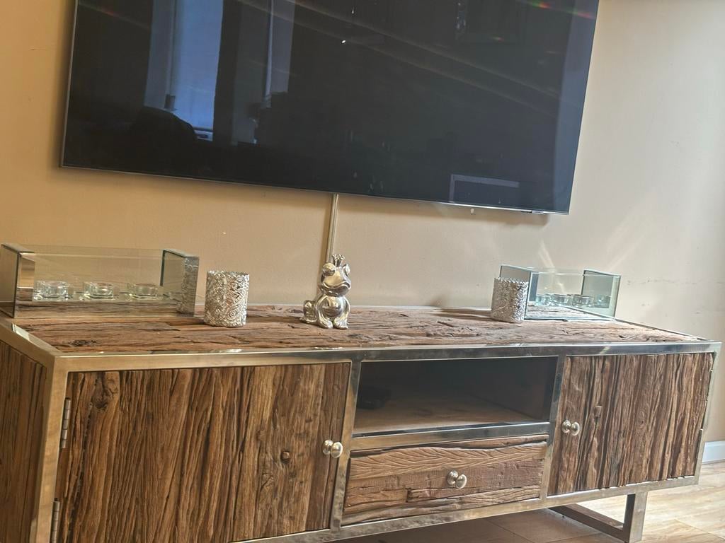 Sleeperwood tv meubel, Huis en Inrichting, 150 tot 200 cm, Ophalen of Verzenden, Zo goed als nieuw, Minder dan 100 cm