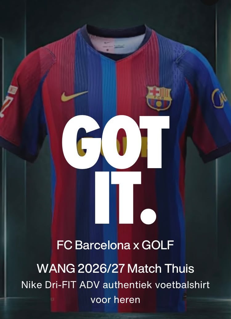 GOLF WANG x Nike FC Barcelona Limited Edition, maat L, Ophalen of Verzenden, Nieuw, Shirt
