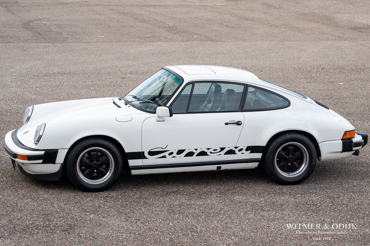 Porsche 911 Carrera 1e eig Ben Pon (bj 1974), Auto's, Lederen bekleding, Dealer onderhouden, Gebruikt, Zwart