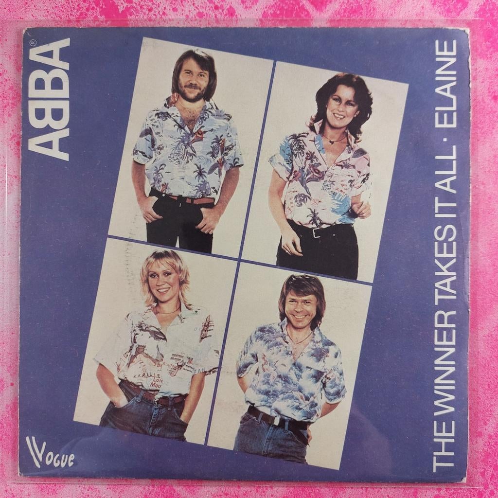 Abba The winner takes it all single.                  Star45, Gebruikt, 7 inch, Ophalen of Verzenden, Single