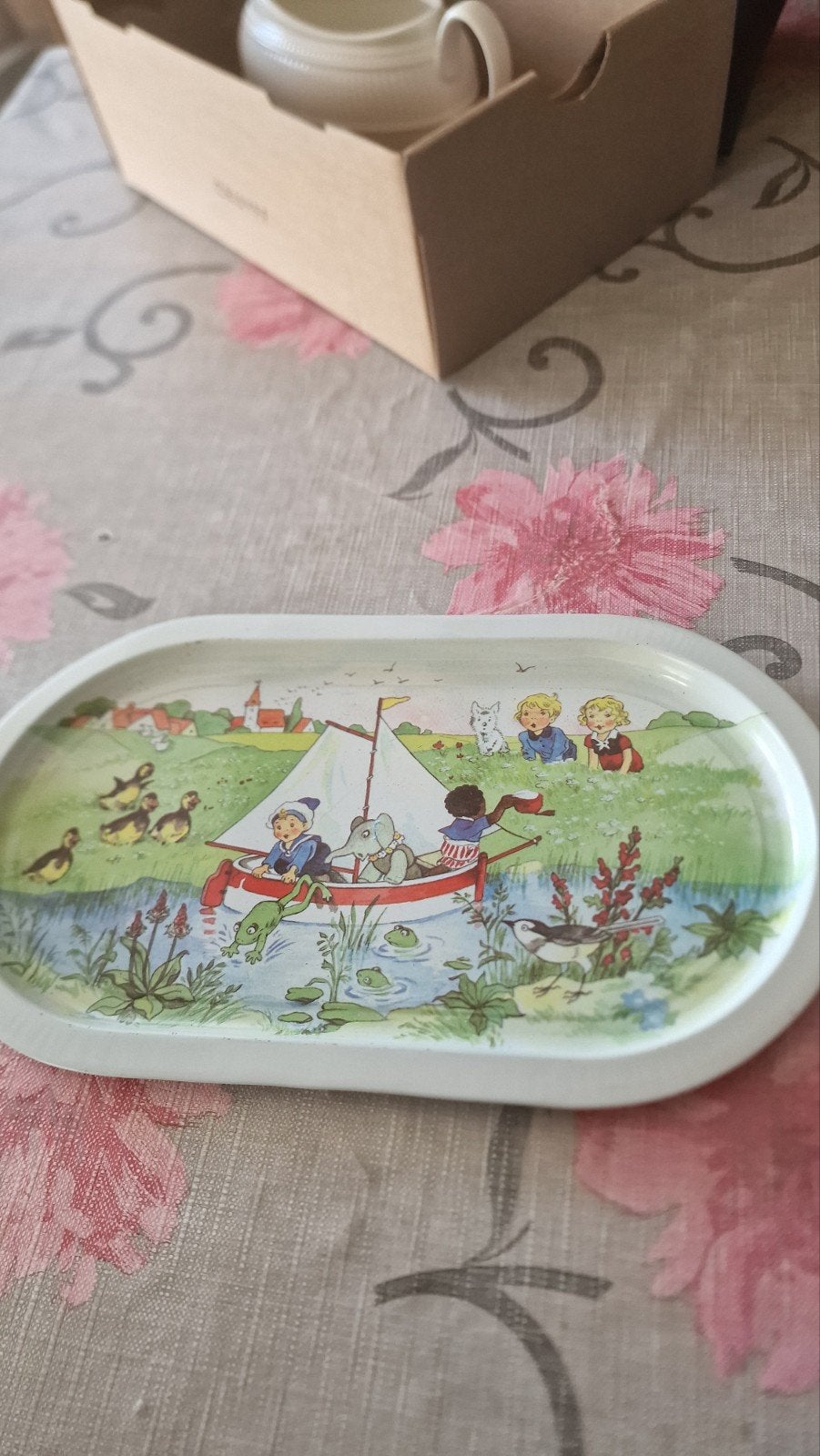 Jaren '50 kinder presenteerblaadje - Nadia Toys, Ophalen of Verzenden
