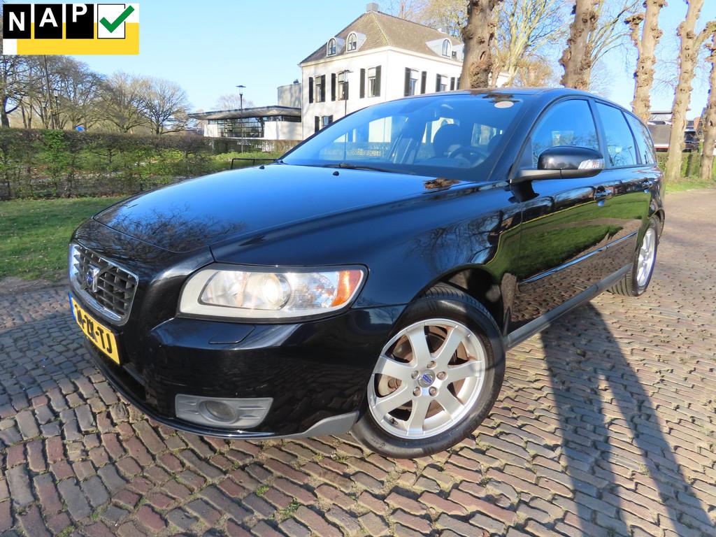 Volvo V50 1.8 Edition I Ecc Criusecontrol Lm Velgen Leer/Sto, Voorwielaandrijving, Gebruikt, 4 cilinders, Leder en Stof