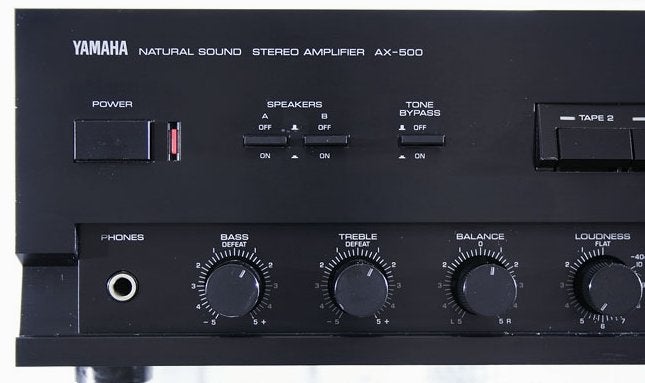 Vintage top YAMAHA met Phono MM & MC - AX-500, Ophalen, Yamaha, Zo goed als nieuw, 120 watt of meer