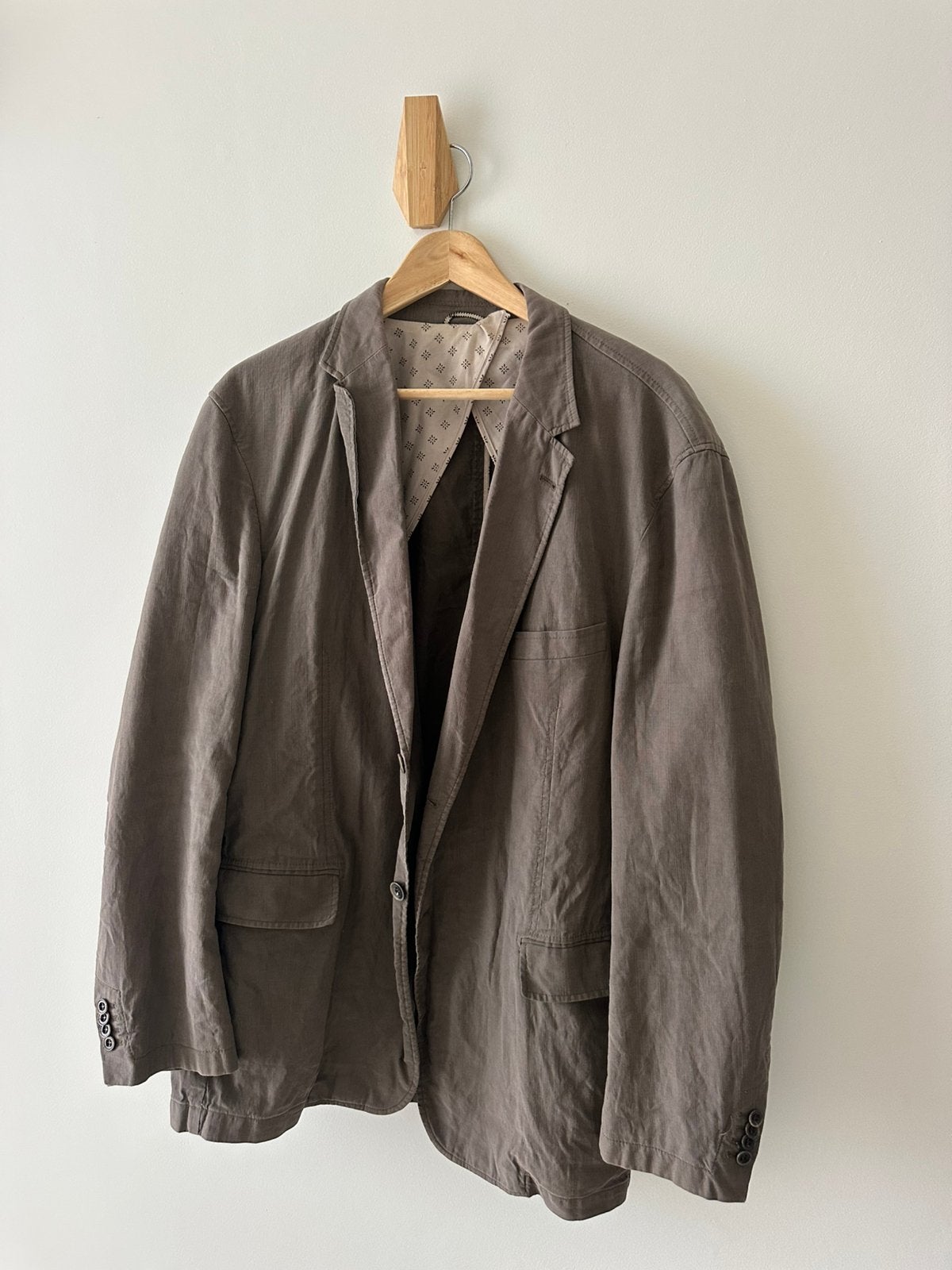 Prachtig Casual Mario Barutti Heren Colbert XXL Grijsbruin, Kleding | Heren, Ophalen of Verzenden, Zo goed als nieuw, Overige maten
