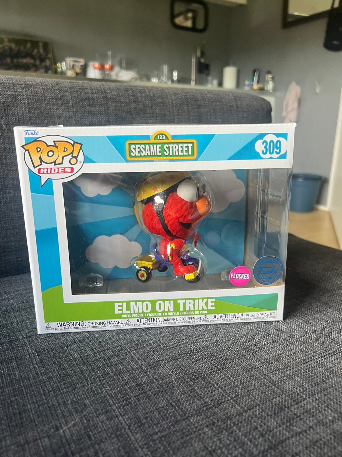 Funko Elmo On Trike 309, Ophalen of Verzenden, Zo goed als nieuw