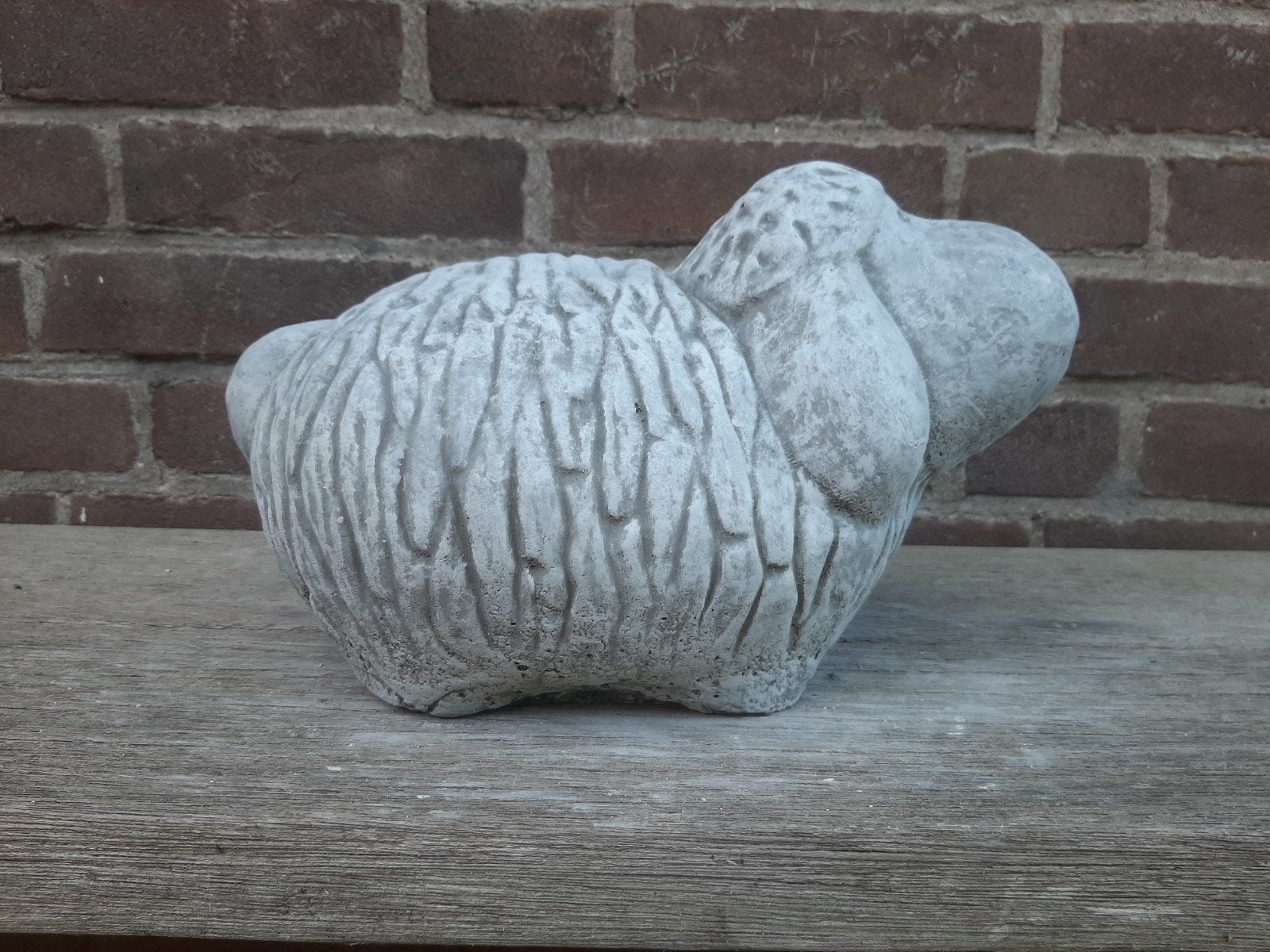 Schaap betonnen beeld tuinbeeld beton, Ophalen of Verzenden