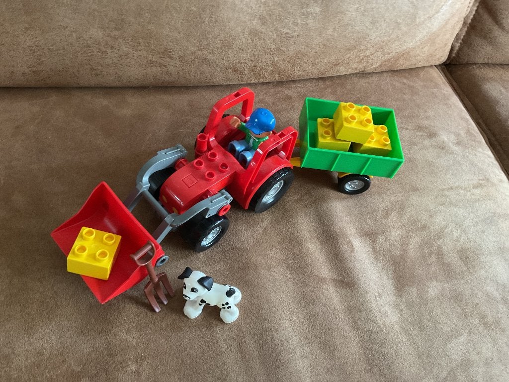 Lego duplo traktor, Ophalen, Zo goed als nieuw, Duplo