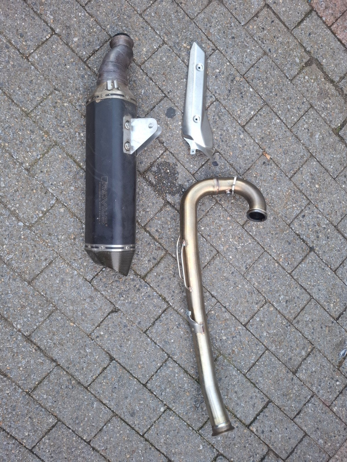 Remus uitlaat compleet KTM SMC R 690 2021+, Ophalen, Gebruikt