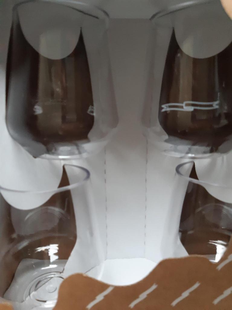 Glazen * HappyGlass * 4 stuks * PCL, Ophalen, Nieuw, Overige typen