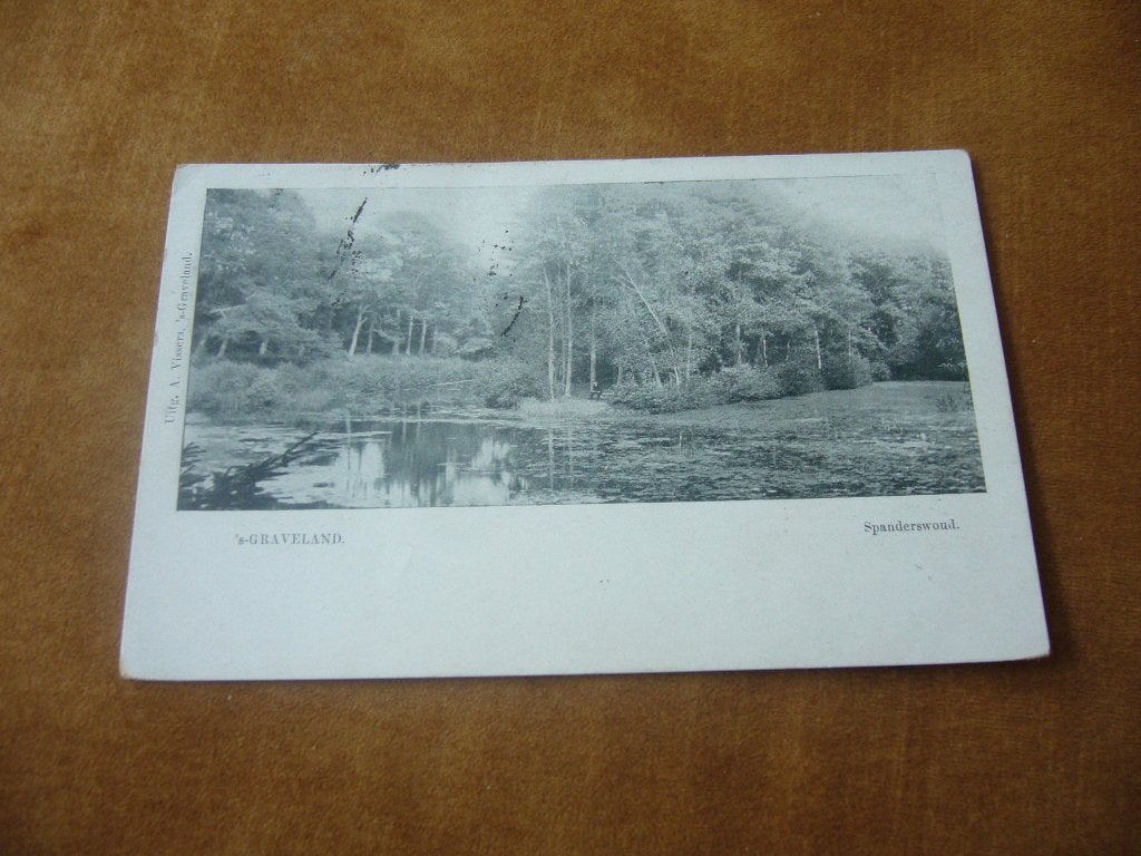 S, GRAVELAND  =  SPANDERSWOUD  BRIEFKAART  1903, Ophalen of Verzenden, Voor 1920, Gelopen, Noord-Holland