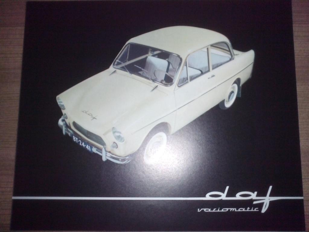 NIEUWE DAF 600 brochure folder 1960 of 1961 - Onbeschadigd!, Ophalen of Verzenden, Nieuw, Overige merken