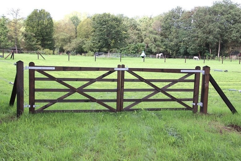 32. Houten poort | weidepoort | landhekken, Tuin en Terras, Tuinhekken en Hekwerk, Ophalen of Verzenden, Nieuw, Hout, Tuinhek