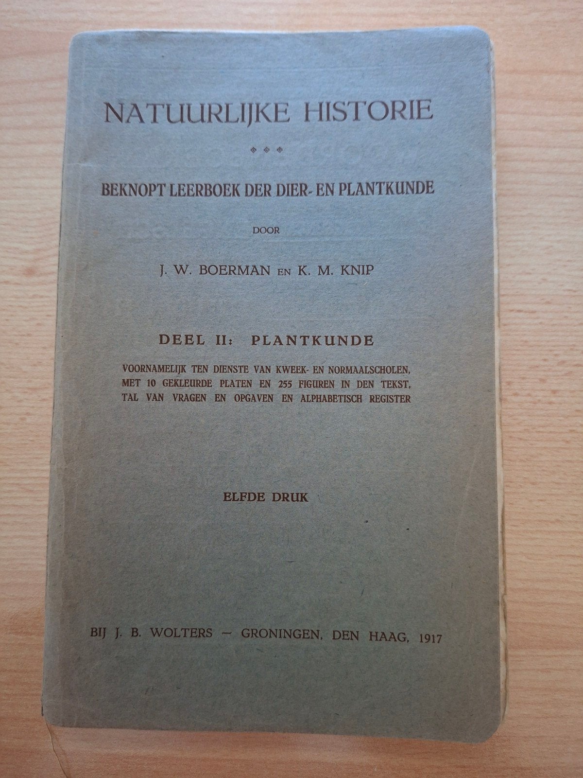 Natuurlijke Historie - Beknopt Leerboek Dier- en Plantkunde, Ophalen of Verzenden