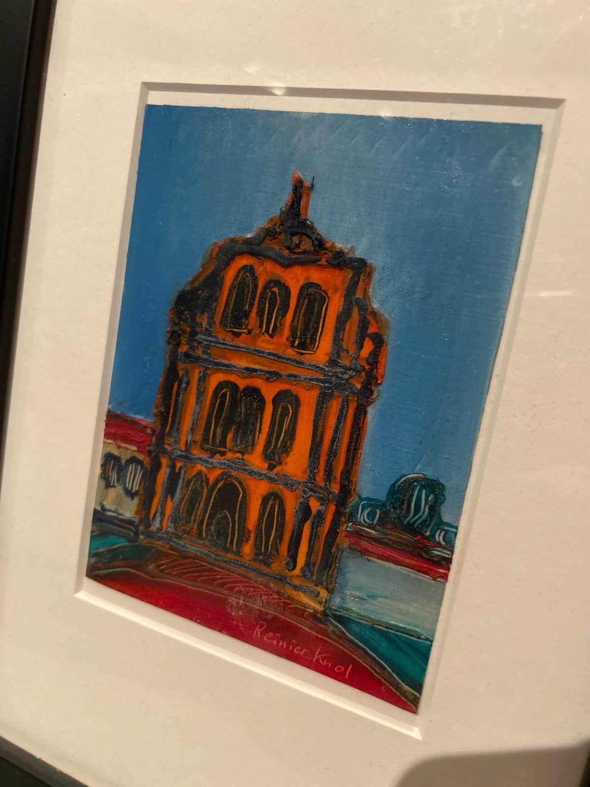 Kunstwerk - Reiner Knol - nochris 2.0, Ophalen, Doek, Expressionistisch, Gesigneerd