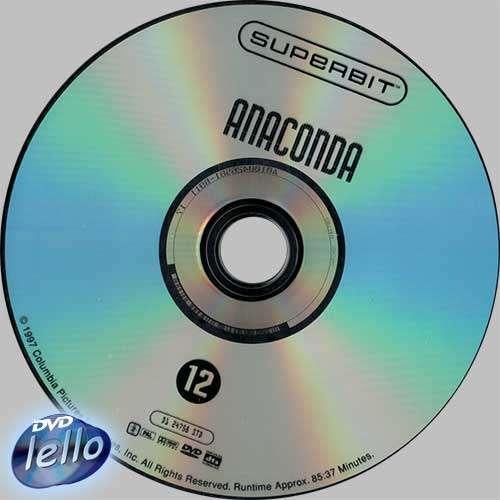 Superbit DVD: Anaconda (Jennifer Lopez, Ice Cube) Disc Only, Vanaf 12 jaar, Ophalen of Verzenden, Zo goed als nieuw, Actiethriller