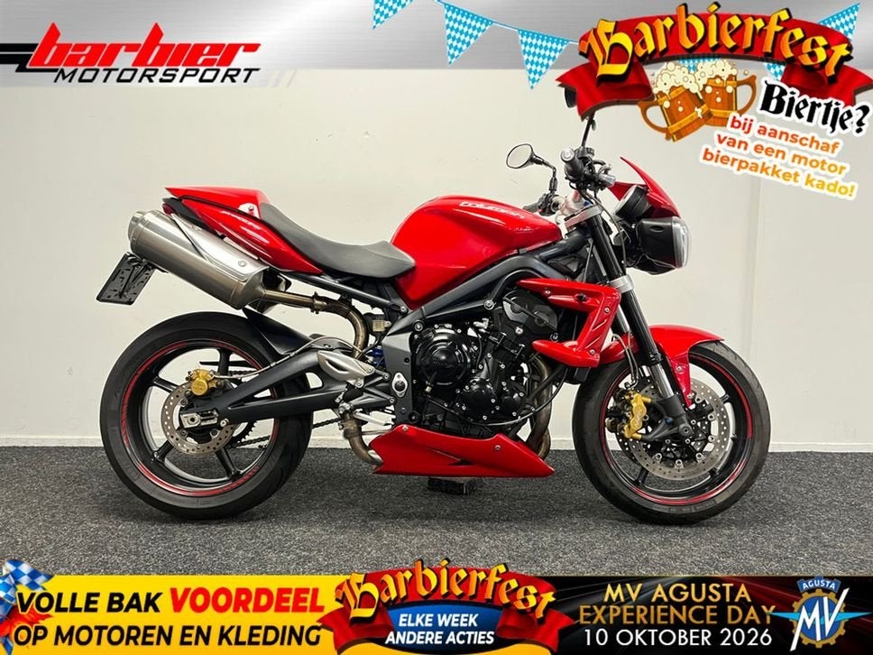 Triumph STREET TRIPLE R (bj 2011), 675 cc, Motorrijbewijs A, Bedrijf, Meer dan 35 kW