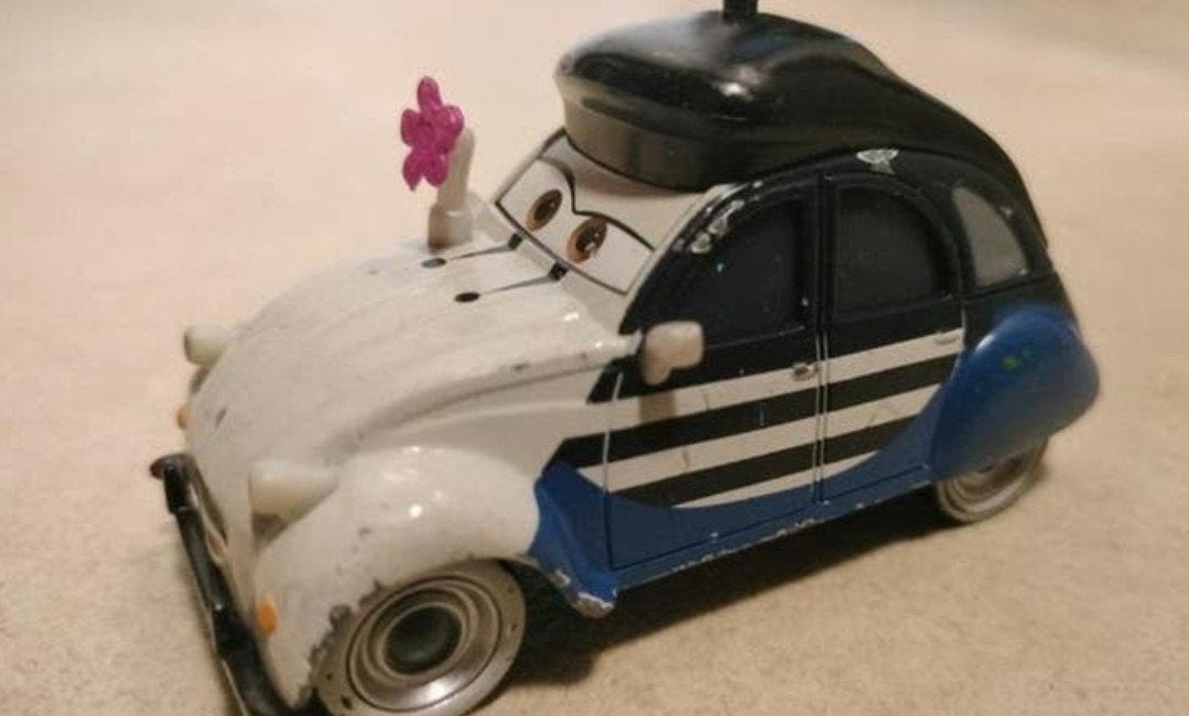 CITROEN EEND 2CV 1/43 CARS DISNEY PIXAR, Ophalen of Verzenden, Gebruikt, Auto, Overige merken