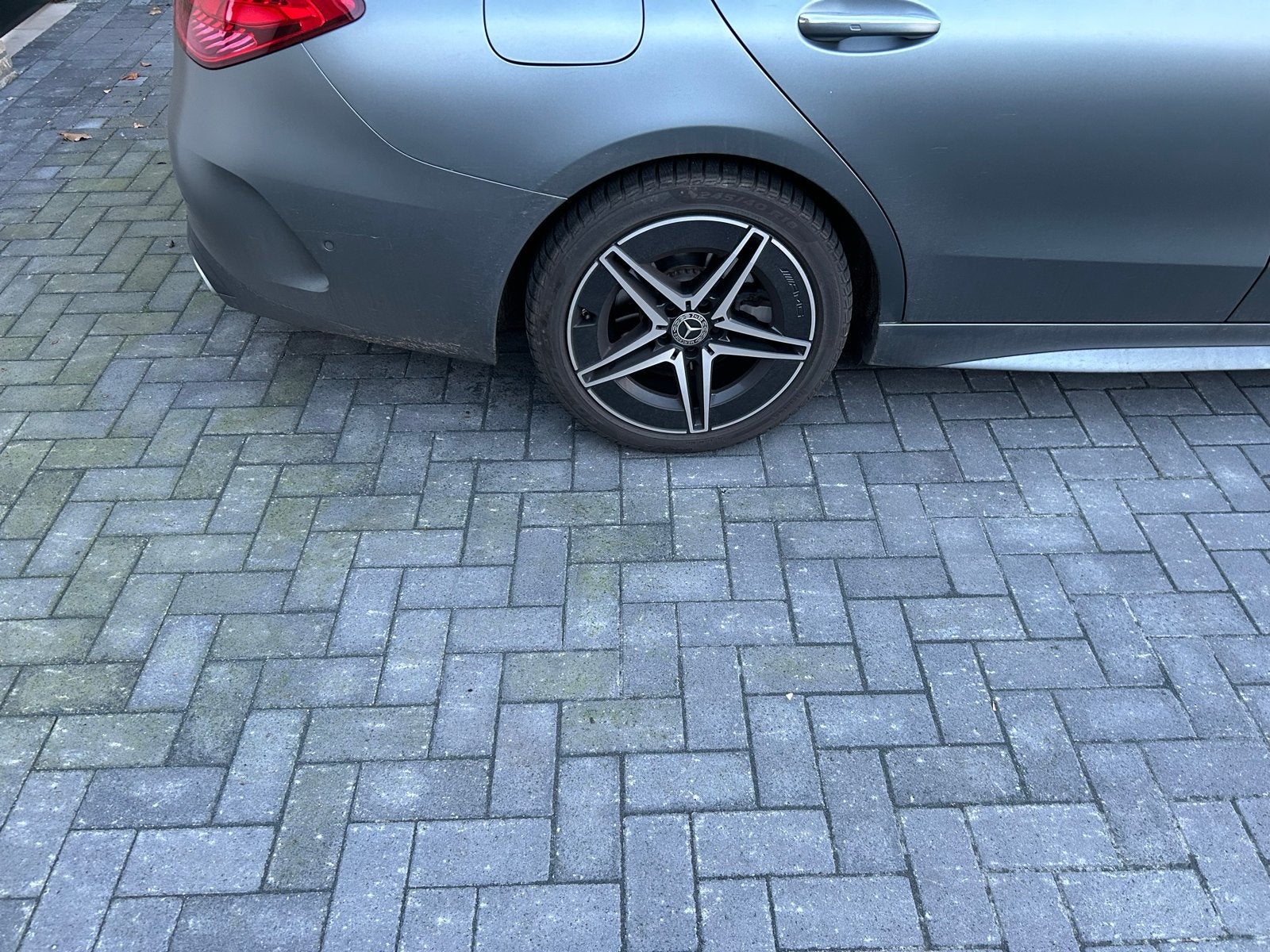 Mercedes-Benz c klasse AMG Velgen Winterbanden 18 inch, Auto-onderdelen, Banden en Velgen, 18 inch, Banden en Velgen, Personenwagen