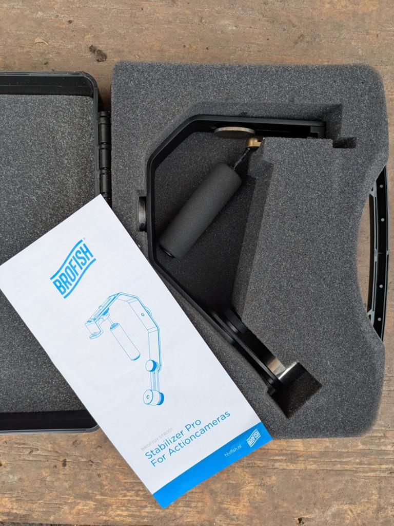 Brofish Gimbal Stabilizer Pro voor Actioncamera's, Ophalen of Verzenden, Zo goed als nieuw