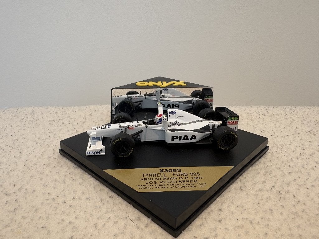 Jos Verstappen Tyrrell Ford 025 1997 – Onyx 1:43, Ophalen of Verzenden, Auto, Overige merken